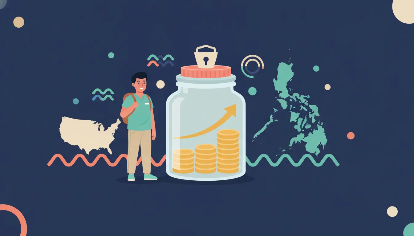 OFW building an emergency fund with a liquid USD savings balance